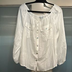 White Tommy Bahama Blouse